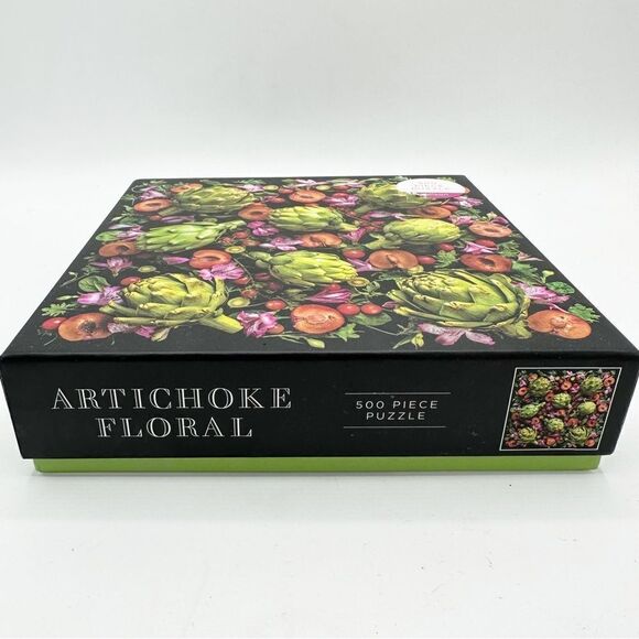 Galison Artichoke Floral 500 Piece Jigsaw Puzzle - Picture 3 of 6